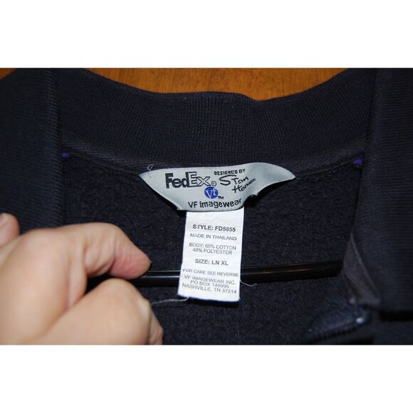 FEDEX VINTAGE STAN HERMAN PULLOVER SWEATSHIRT SIZE XL - Picture 4 of 9